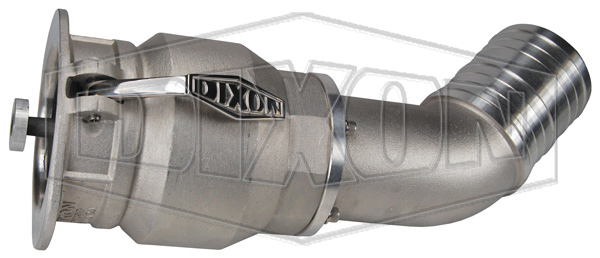 Dixon® Vapor Recovery Coupler x 45° Hose Shank
